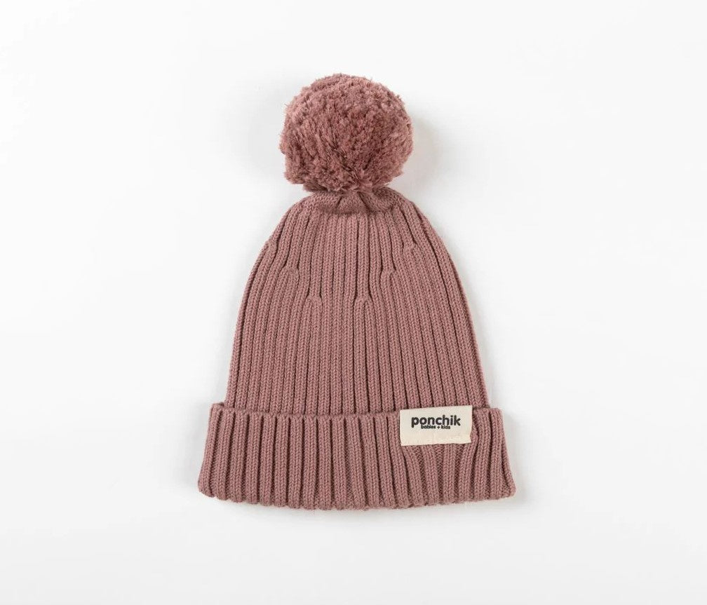 Ponchik Pompom Beanie-Wee Kiwi Kidz