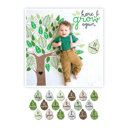 Baby's First Year Muslin-Wee Kiwi Kidz