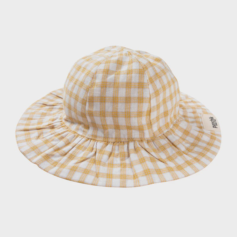 Ponchik Gingham Sunhat-Wee Kiwi Kidz