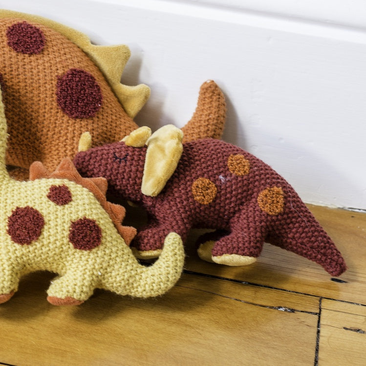 L & G Tracey Triceratops Rattle-Wee Kiwi Kidz