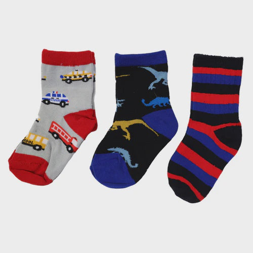 Korango 3 Pack Socks-Wee Kiwi Kidz