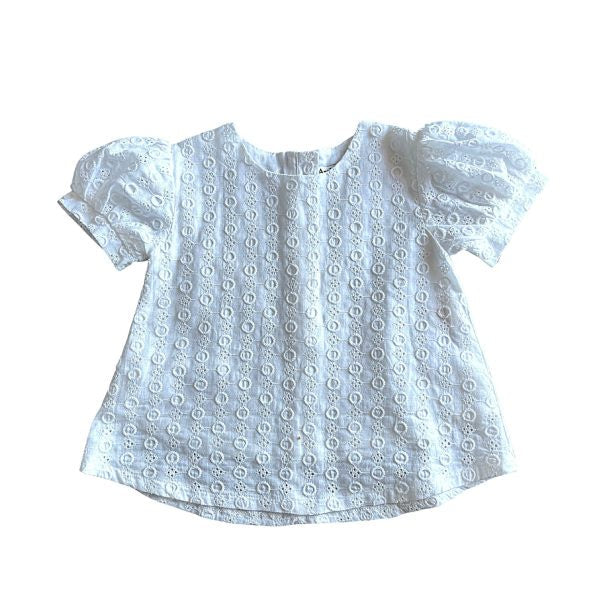 Arthur Avenue Cotton Lace top-Wee Kiwi Kidz