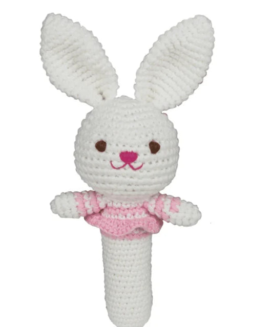 Crochet Bunny Rattle-Wee Kiwi Kidz