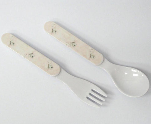 Melamine Fork & Spoon-Wee Kiwi Kidz