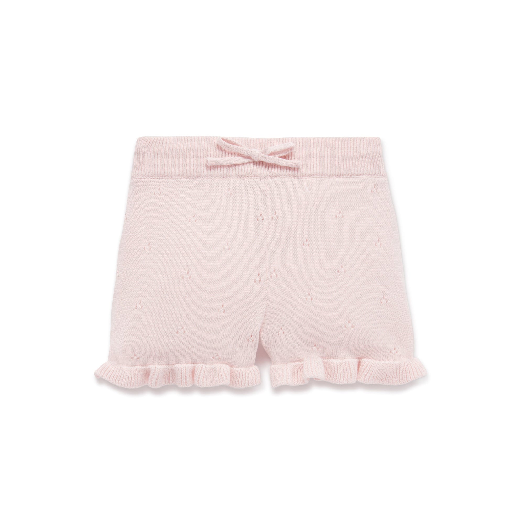 Aster & Oak Pink Rose Knit Shorts-Wee Kiwi Kidz