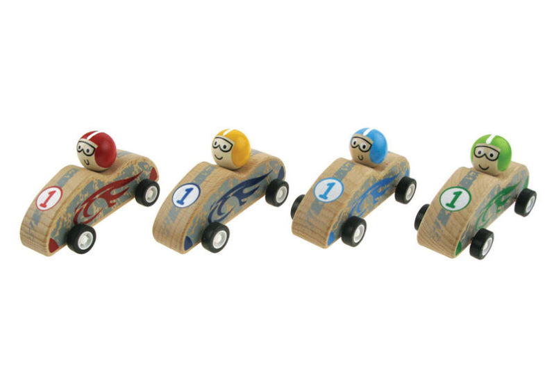 Wooden Pullback Race Car-Wee Kiwi Kidz
