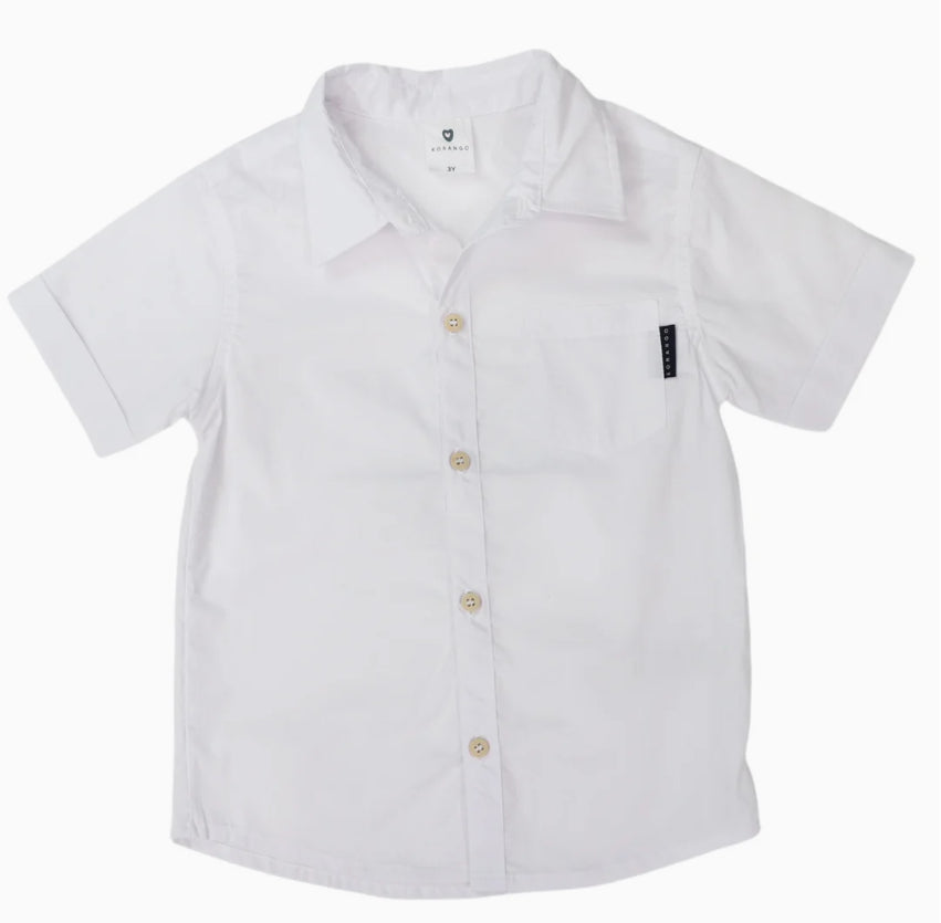Korango Short Sleeved Shirt-Wee Kiwi Kidz