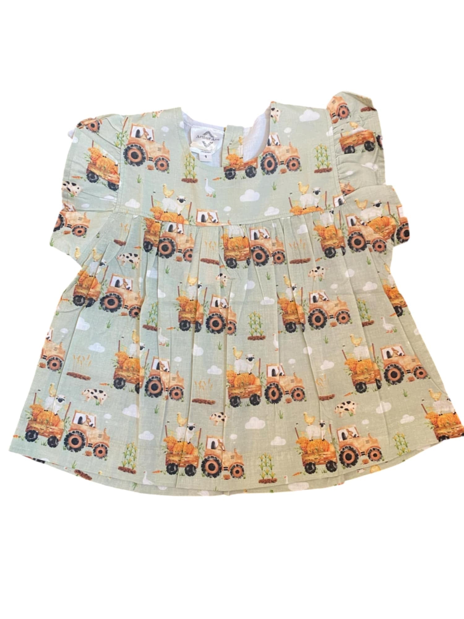 Arthur Avenue Farmlife Dress-Wee Kiwi Kidz