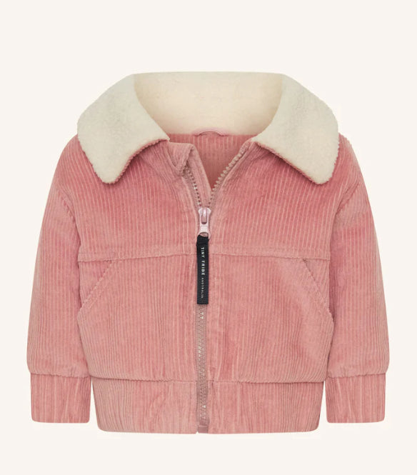 Tiny Tribe Coudroy Sherpa Collar Jacket-Wee Kiwi Kidz