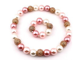 Bubblegum Bella Necklace-Wee Kiwi Kidz