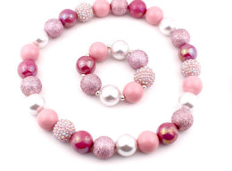 Bubblegum Bella Necklace-Wee Kiwi Kidz