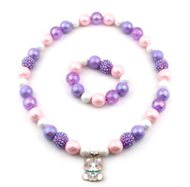 Bubblegum Bella Necklace-Wee Kiwi Kidz