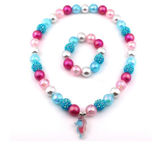 Bubblegum Bella Necklace-Wee Kiwi Kidz