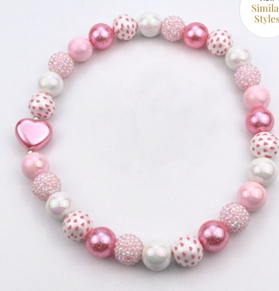 Bubblegum Bella Necklace-Wee Kiwi Kidz