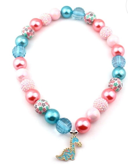 Bubblegum Bella Necklace-Wee Kiwi Kidz