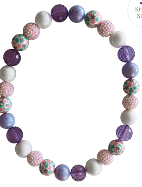 Bubblegum Bella Necklace-Wee Kiwi Kidz