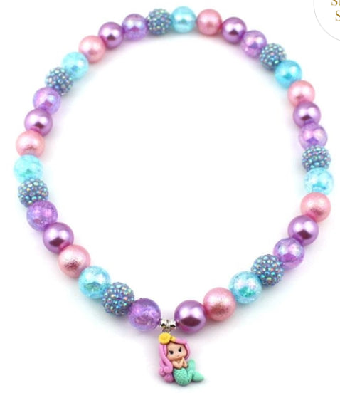 Bubblegum Bella Necklace-Wee Kiwi Kidz