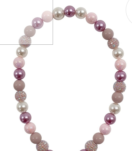 Bubblegum Bella Necklace-Wee Kiwi Kidz