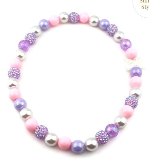 Bubblegum Bella Necklace-Wee Kiwi Kidz