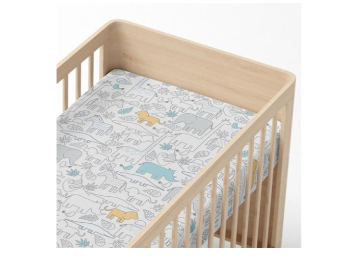 4 Piece Urban Safari Nursery Set-Wee Kiwi Kidz