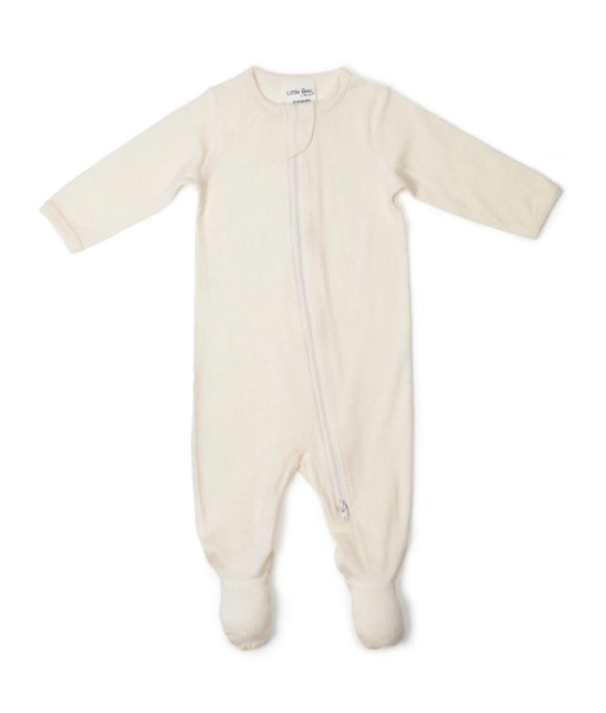 Merino Zip Babygrow-Wee Kiwi Kidz
