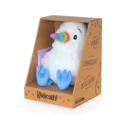 Kiwicorn Plush Toy & Just Like Kiwicorn Book-Wee Kiwi Kidz