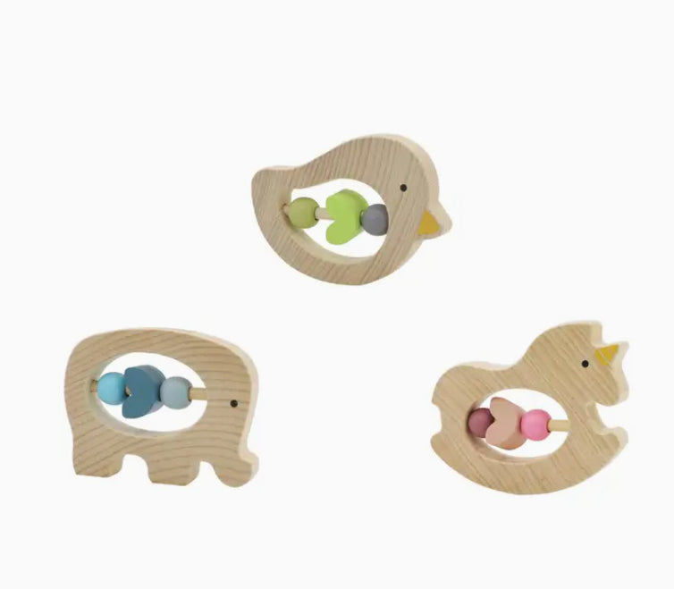 Wooden Baby Rattle