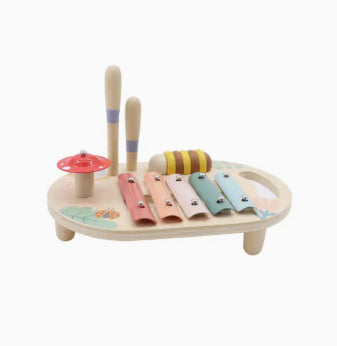 Wooden Happy Spring Musical Table