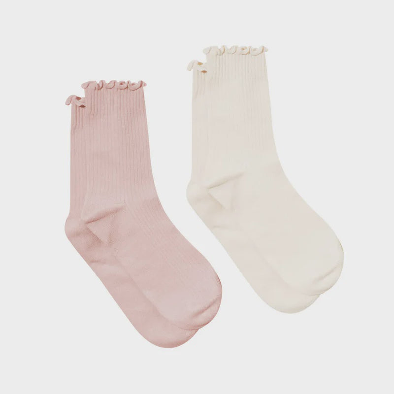 Pretty Brave 2 Pack Ruffle Socks