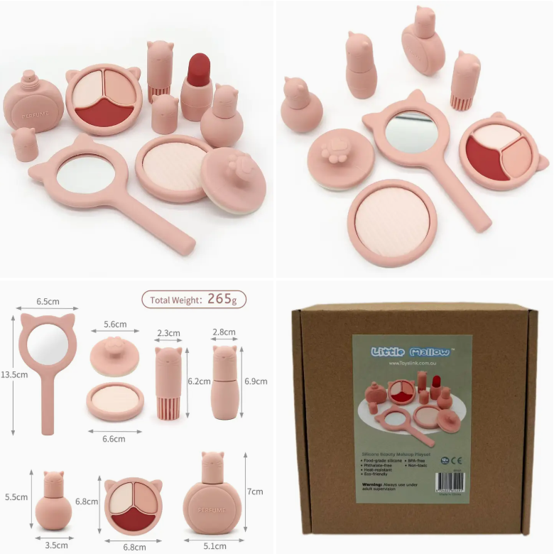 Silicone play Makeup Set